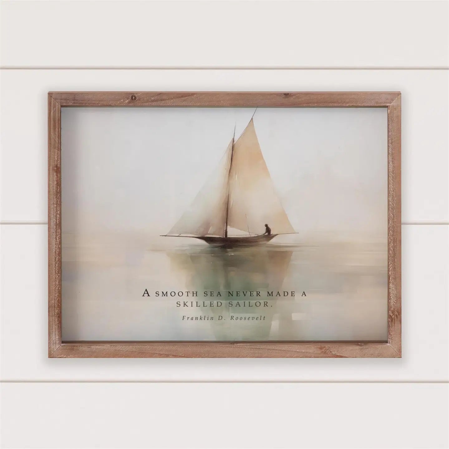 Framed Print - A Smooth Sea