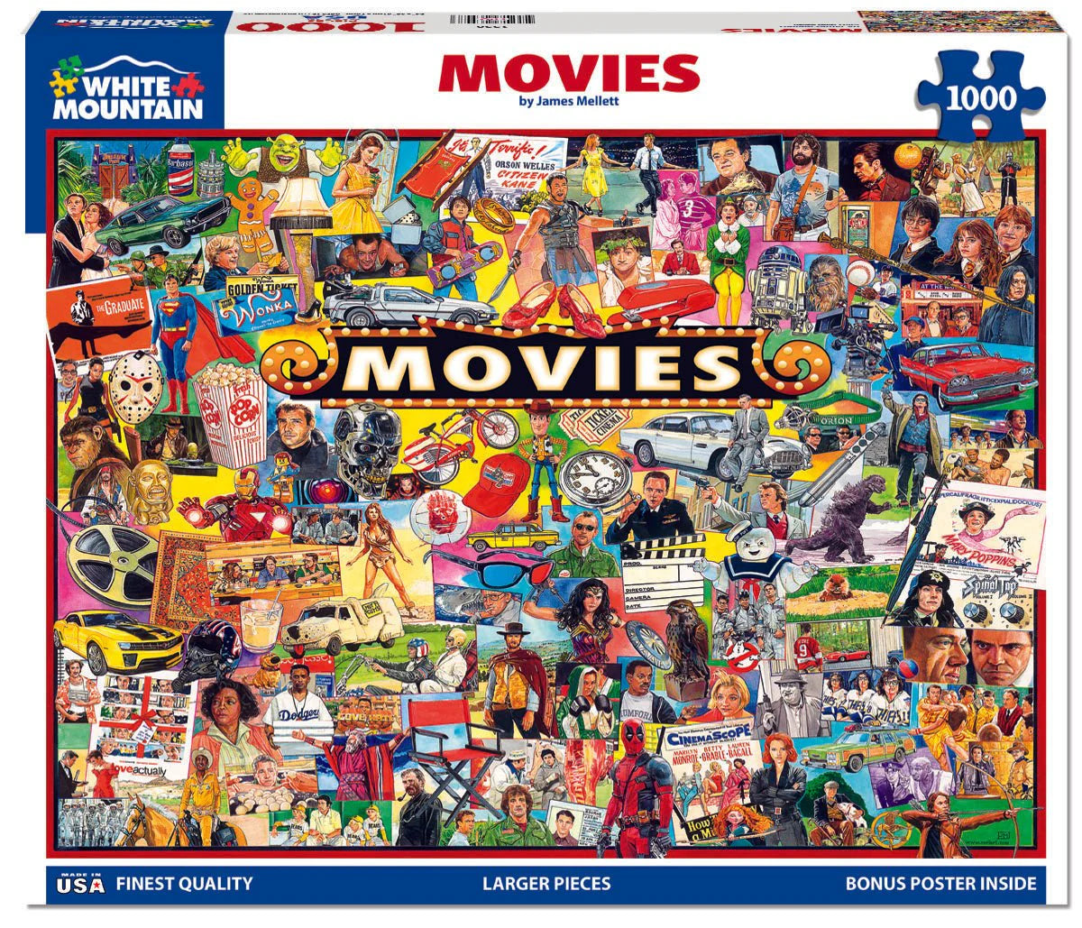 The Movies - 1000 Pieces Jigsaw Puzzle