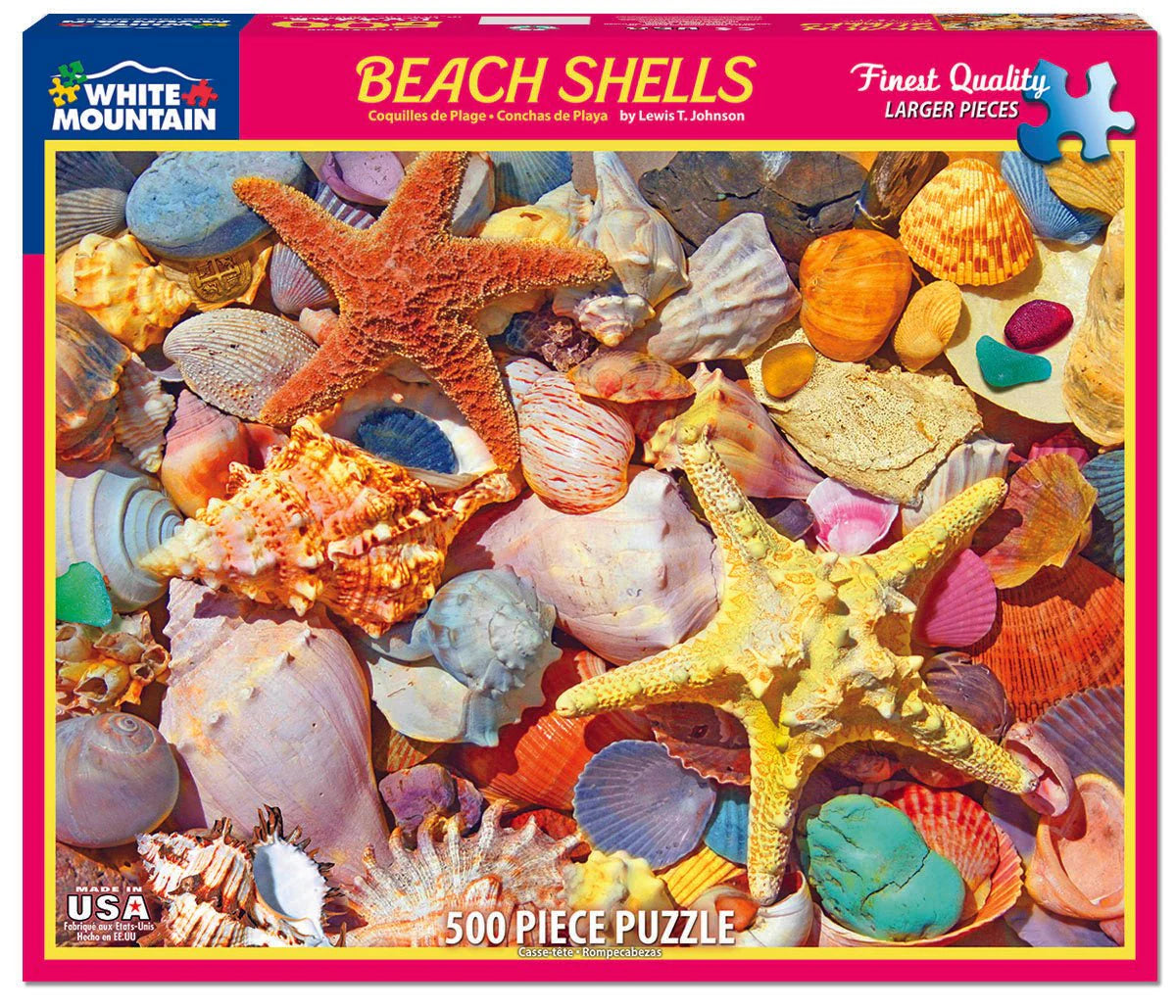 Beach Shells - 500 Piece Jigsaw Puzzle