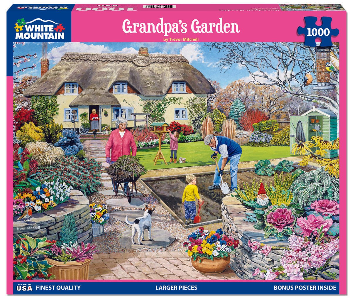 Grandpa‘s Garden - 1000 Piece Jigsaw Puzzle
