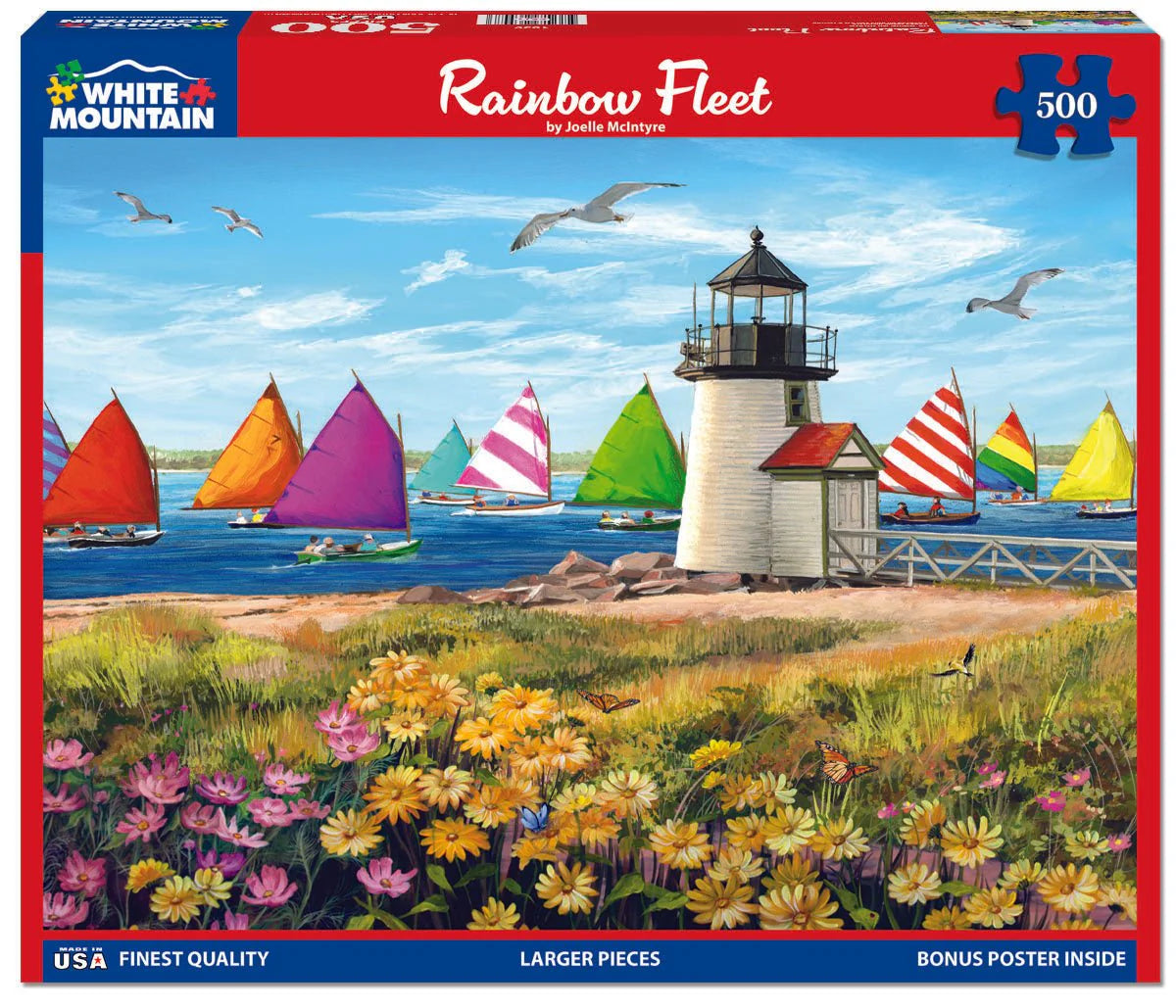 Rainbow Fleet - 500 Piece Jigsaw Puzzle