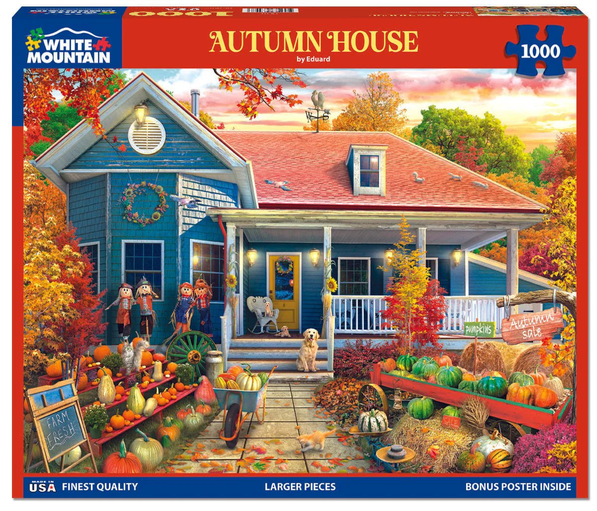 Autumn House - 1000 Piece Jigsaw Puzzle
