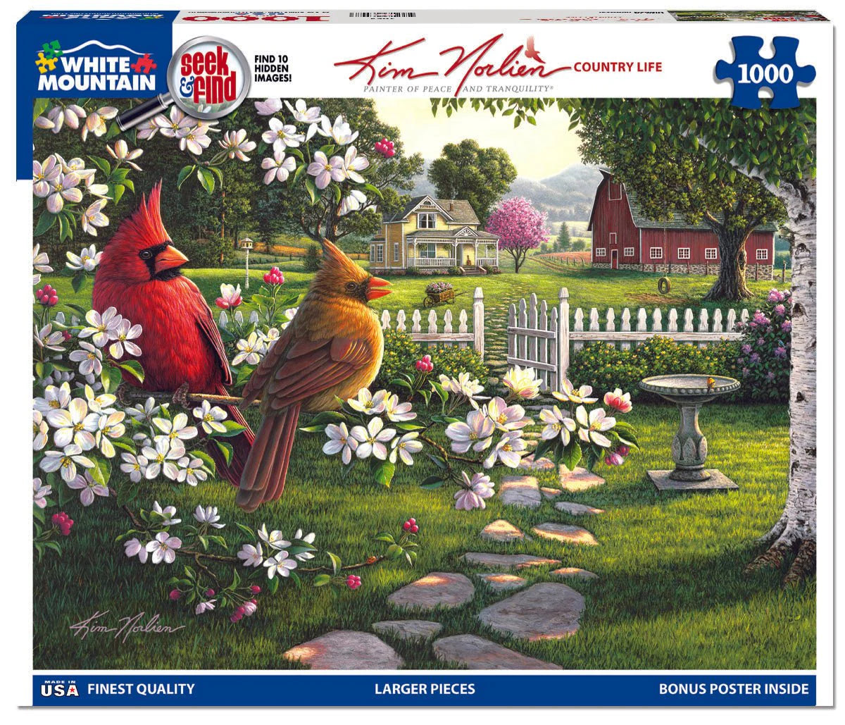Country Life Seek & Find - 1000 Piece Jigsaw Puzzle