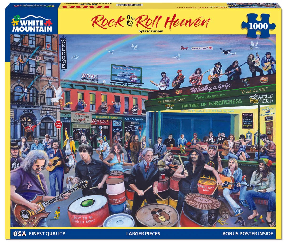 Rock and Roll Heaven - 1000 Piece Jigsaw Puzzle