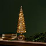 LED Tree w/Rotating Glass