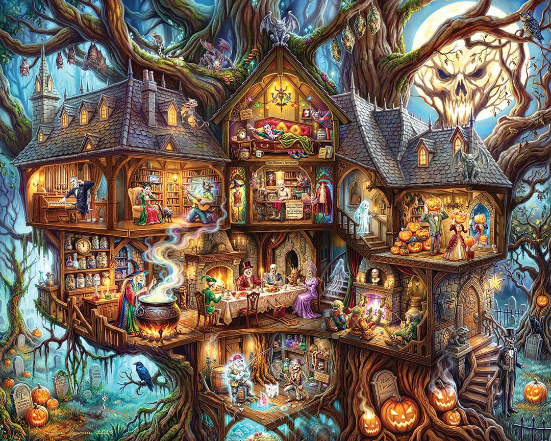 Monster Treehouse - 1000 Piece Jigsaw Puzzle