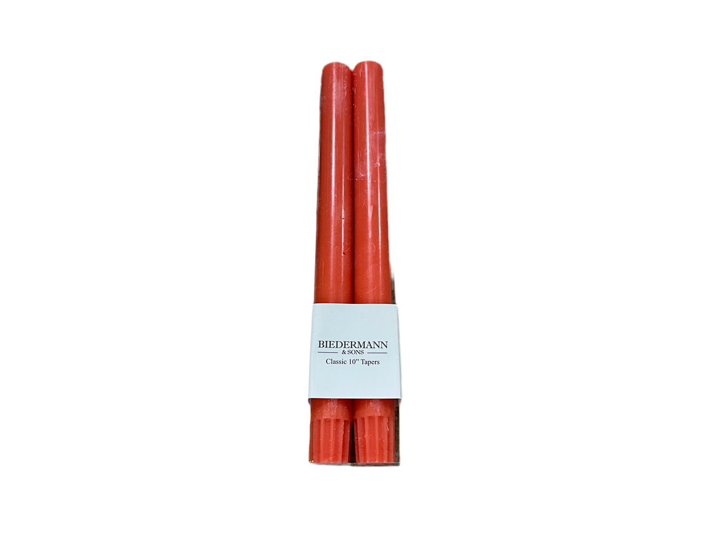 Amber Orange Taper Candle