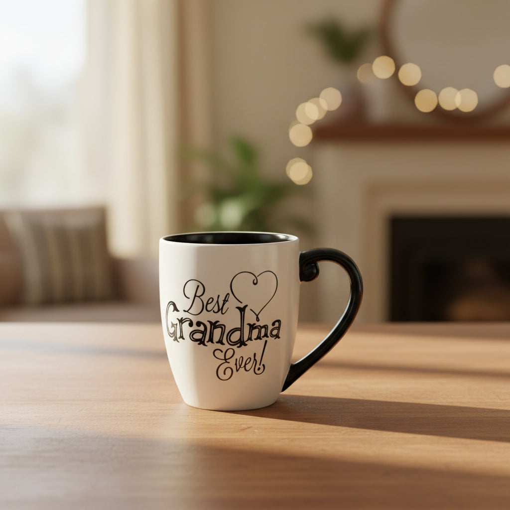 Best Grandma Ever Ceramic Coffee Mug