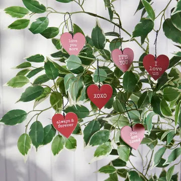 Love You More Ornament Set