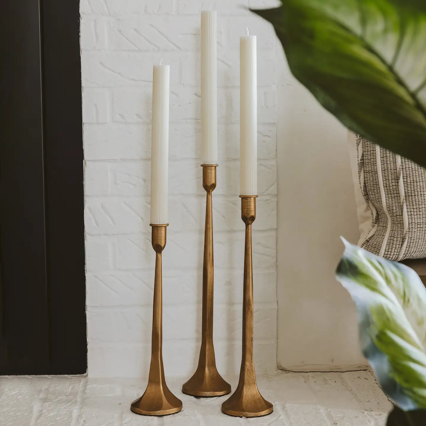 Taper Candle Holders - Gold