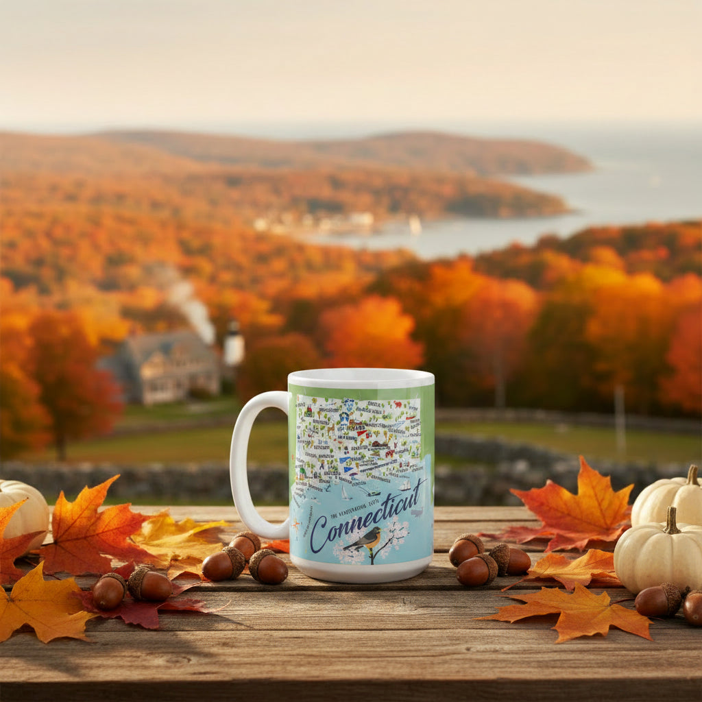 Connecticut 15-oz. Ceramic Mug