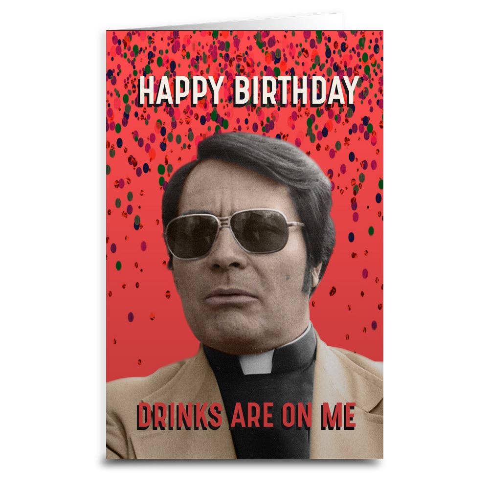 Jim Jones Birthday Greeting Card: Card and Envelope Only