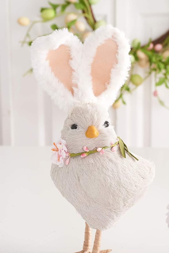 Gray Chick With Bunny Ears