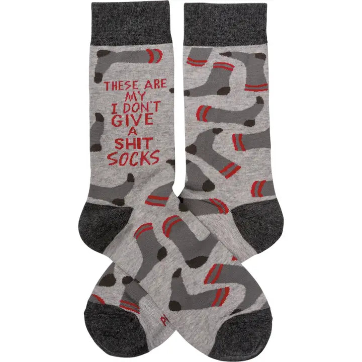 These are my I Don’t Give a Shit Socks