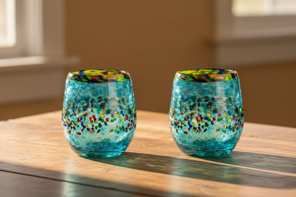 Aqua Del Sol Stemless Glass
