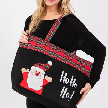 HoHoHo Santa Tote Bag Felt