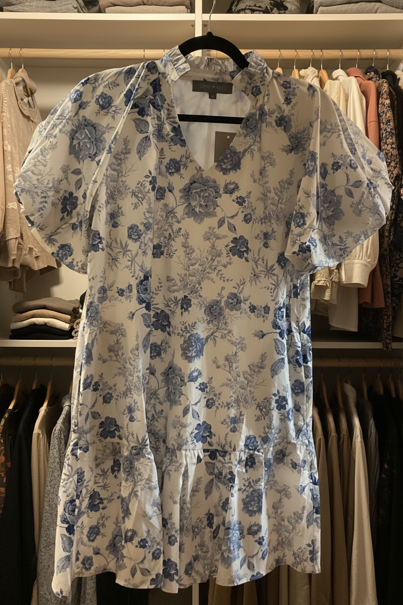 Bree Balloon Sleeve Dress