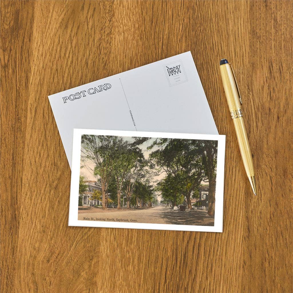 Postcard CT-172 Main Street, Saybrook