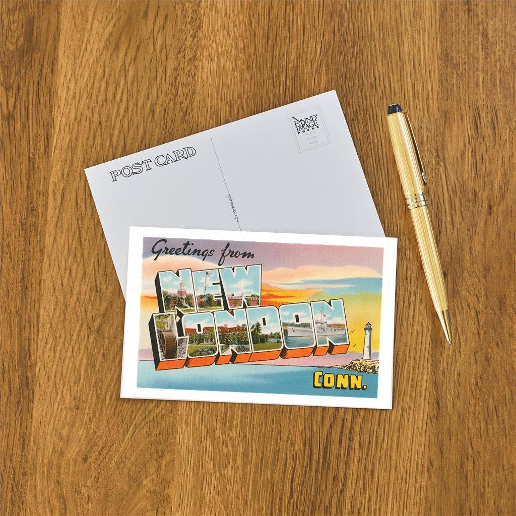 Postcard CT-283 Greetings from New London