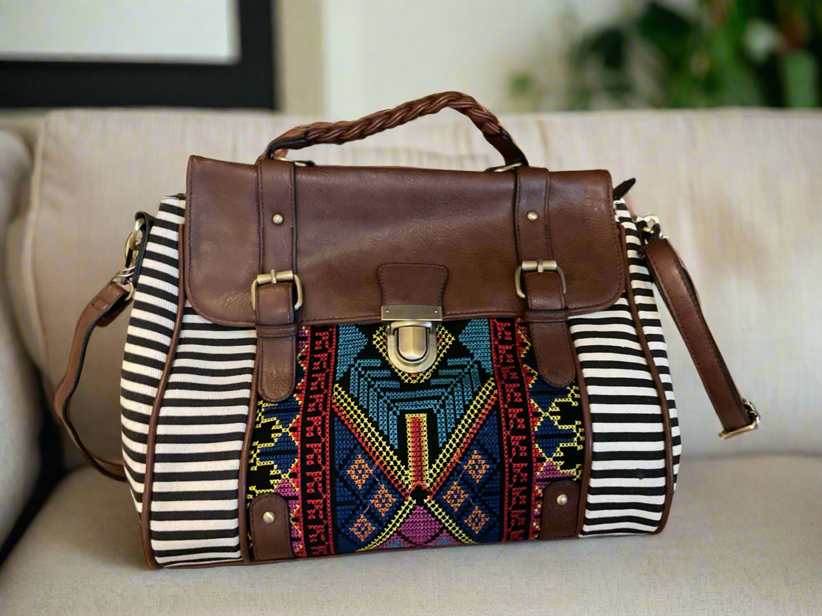 Medium Aztec Pattern Hand Bag