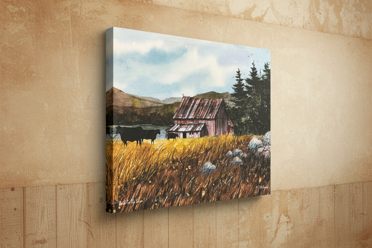 Back to the Barn Canvas