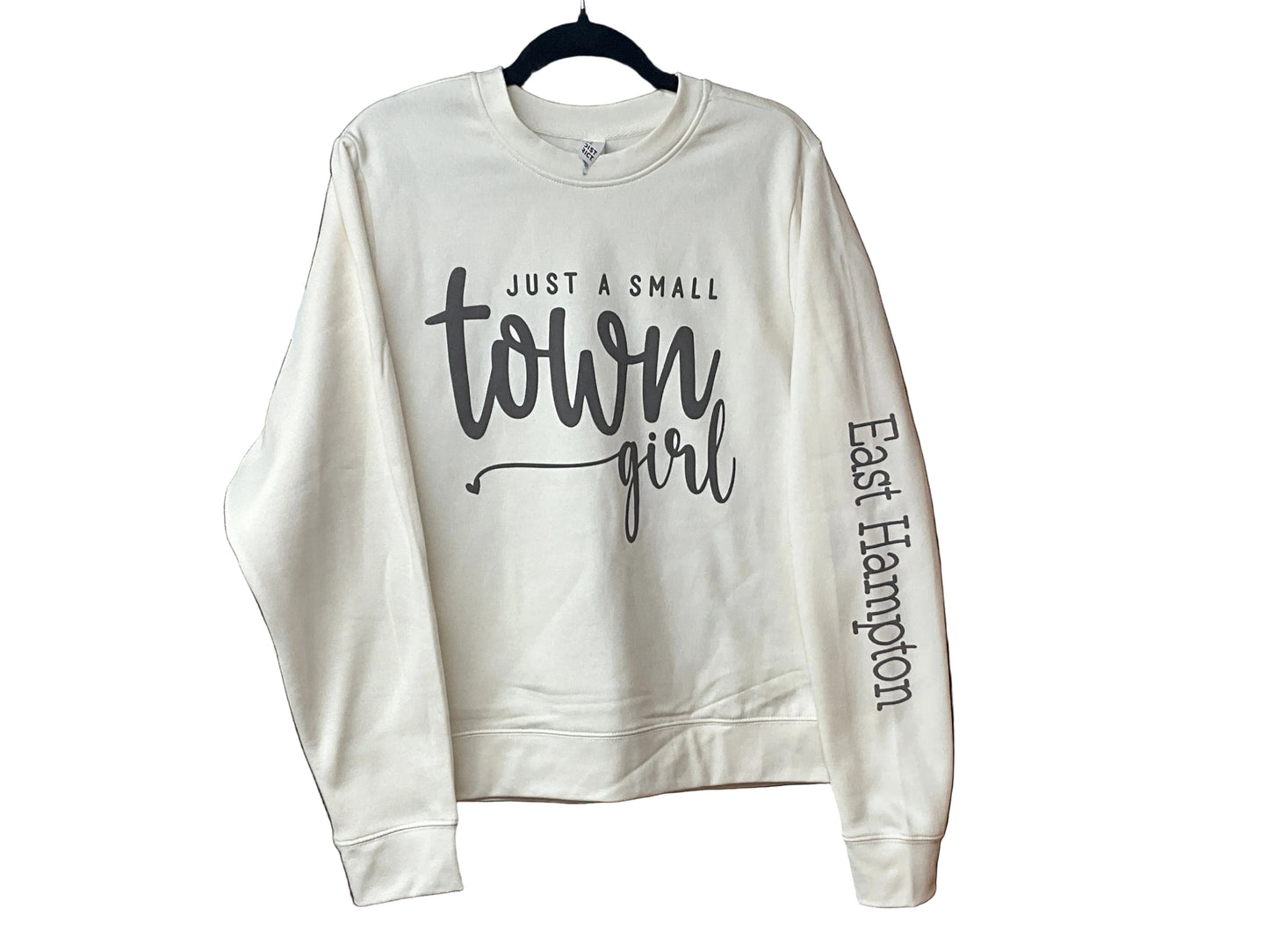 Just A Small Town Girl Sweatshirt East Hampton - Cream M