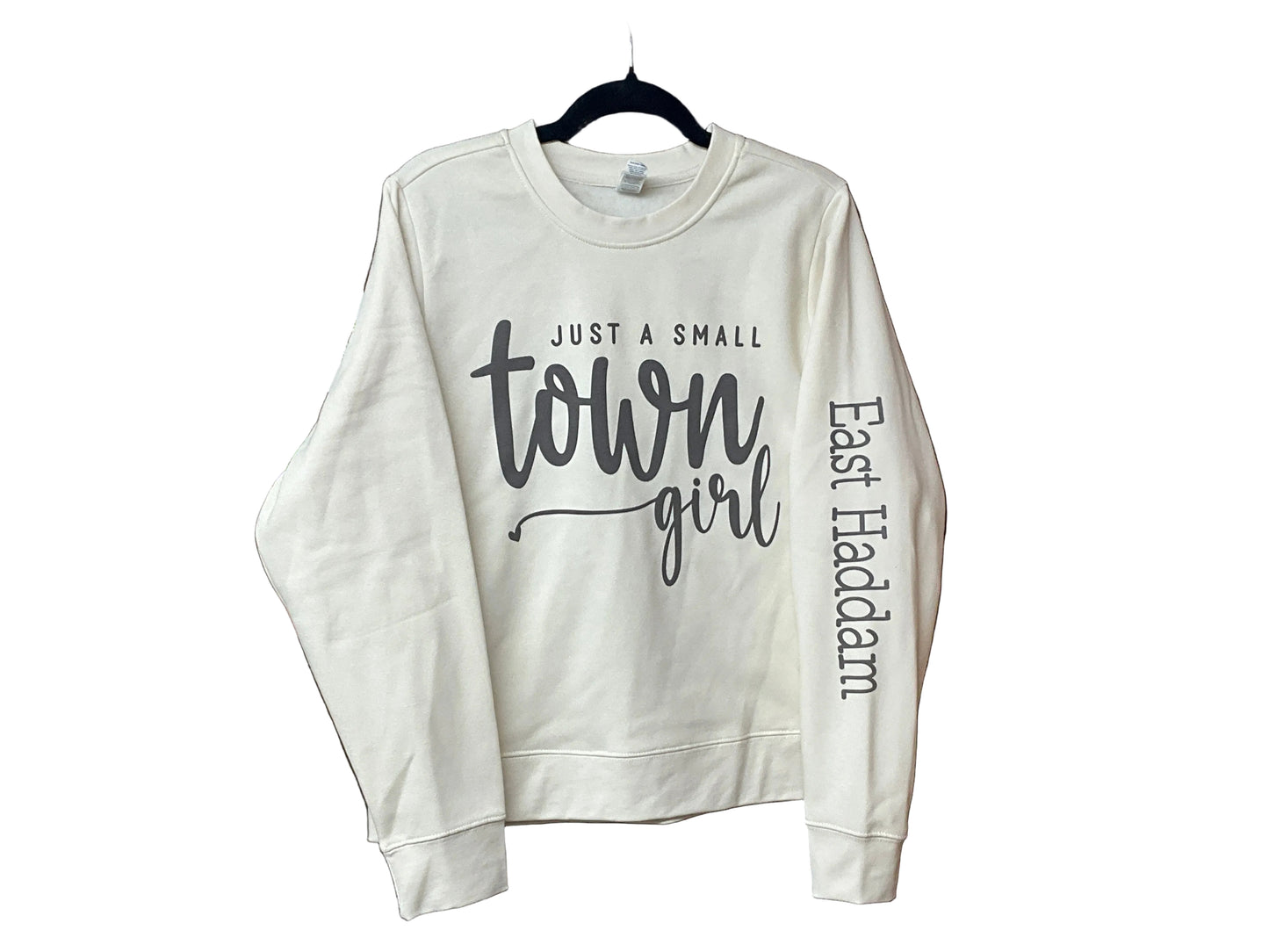 Just A Small Town Girl Sweatshirt East Haddam - Cream XL