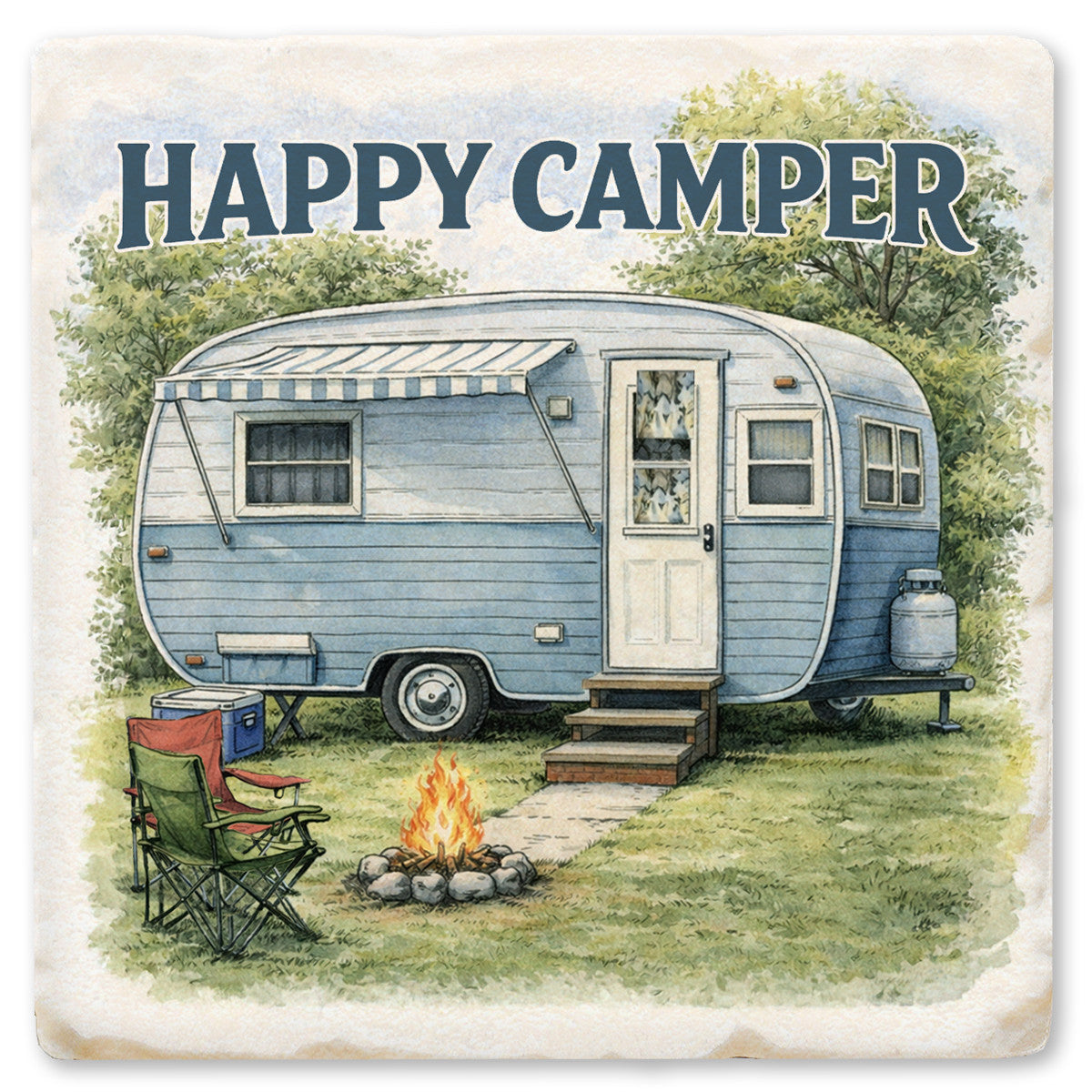 Happy Camper Coaster