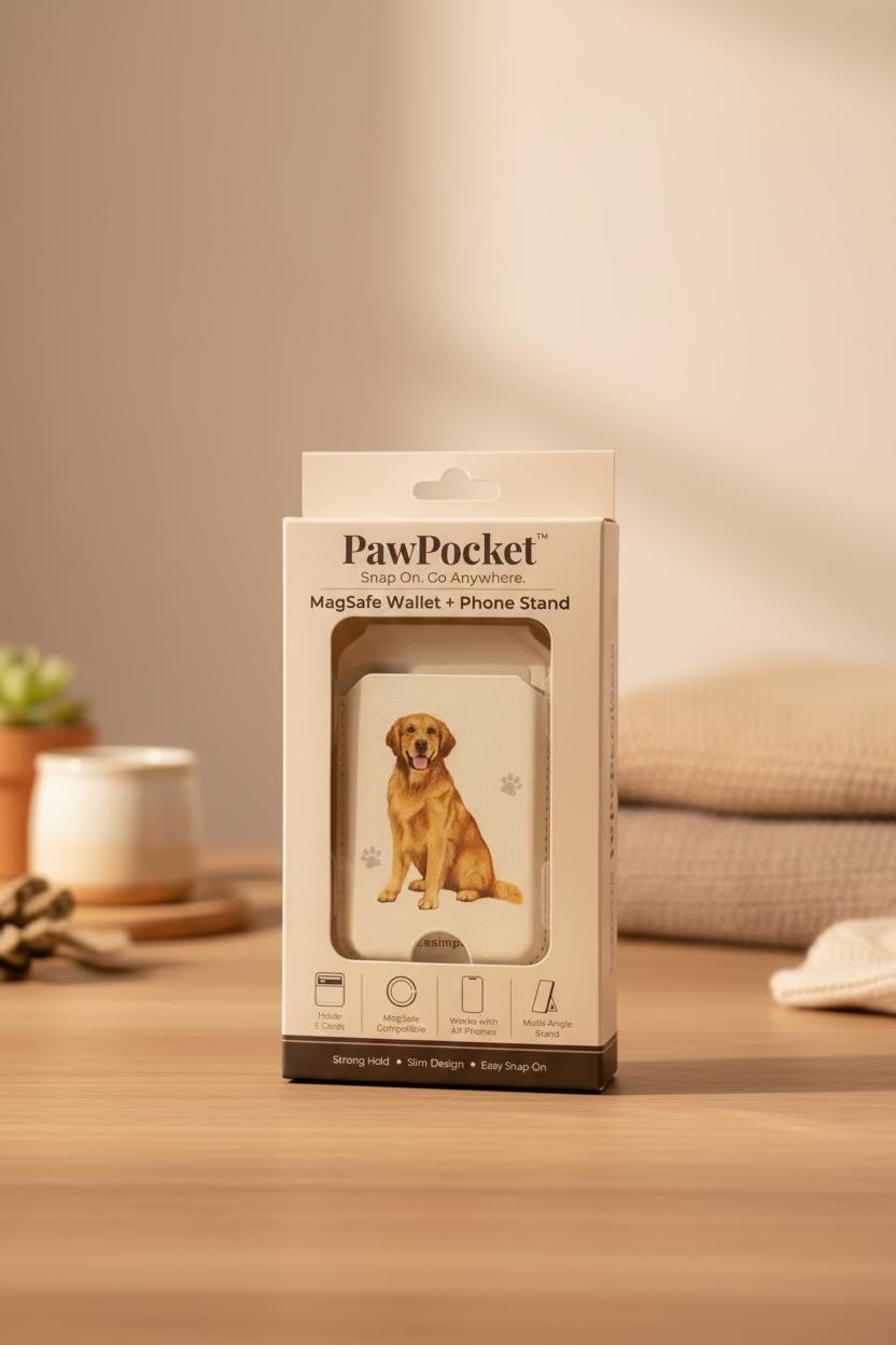 Golden Retriever Phone Magwallet
