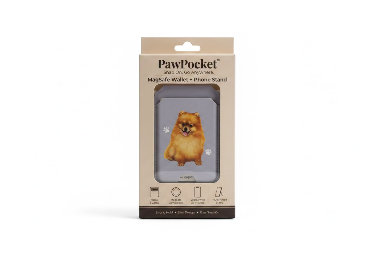 Pomeranian Phone Magwallet