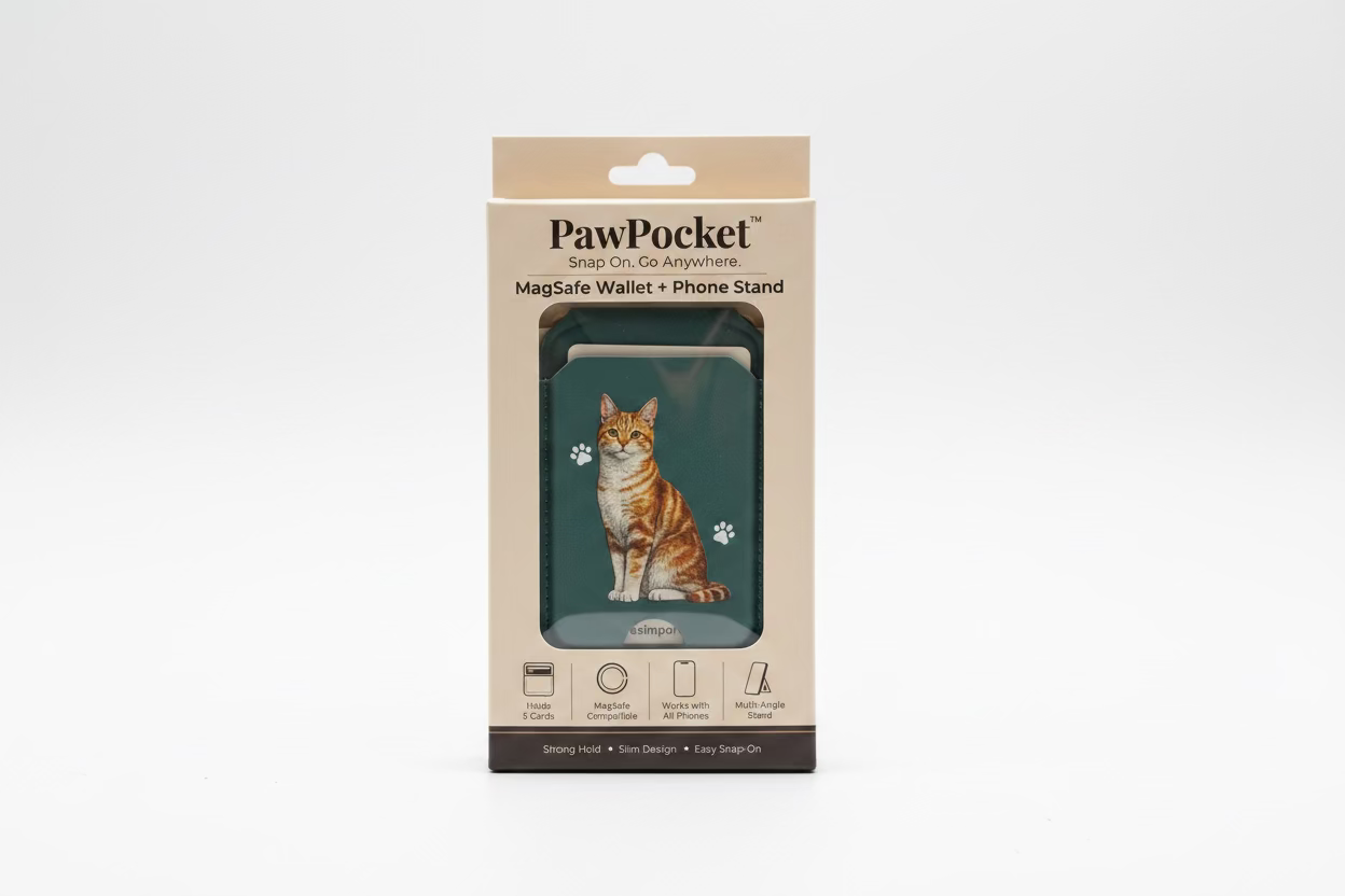 Orange Tabby Cat Phone Magwallet