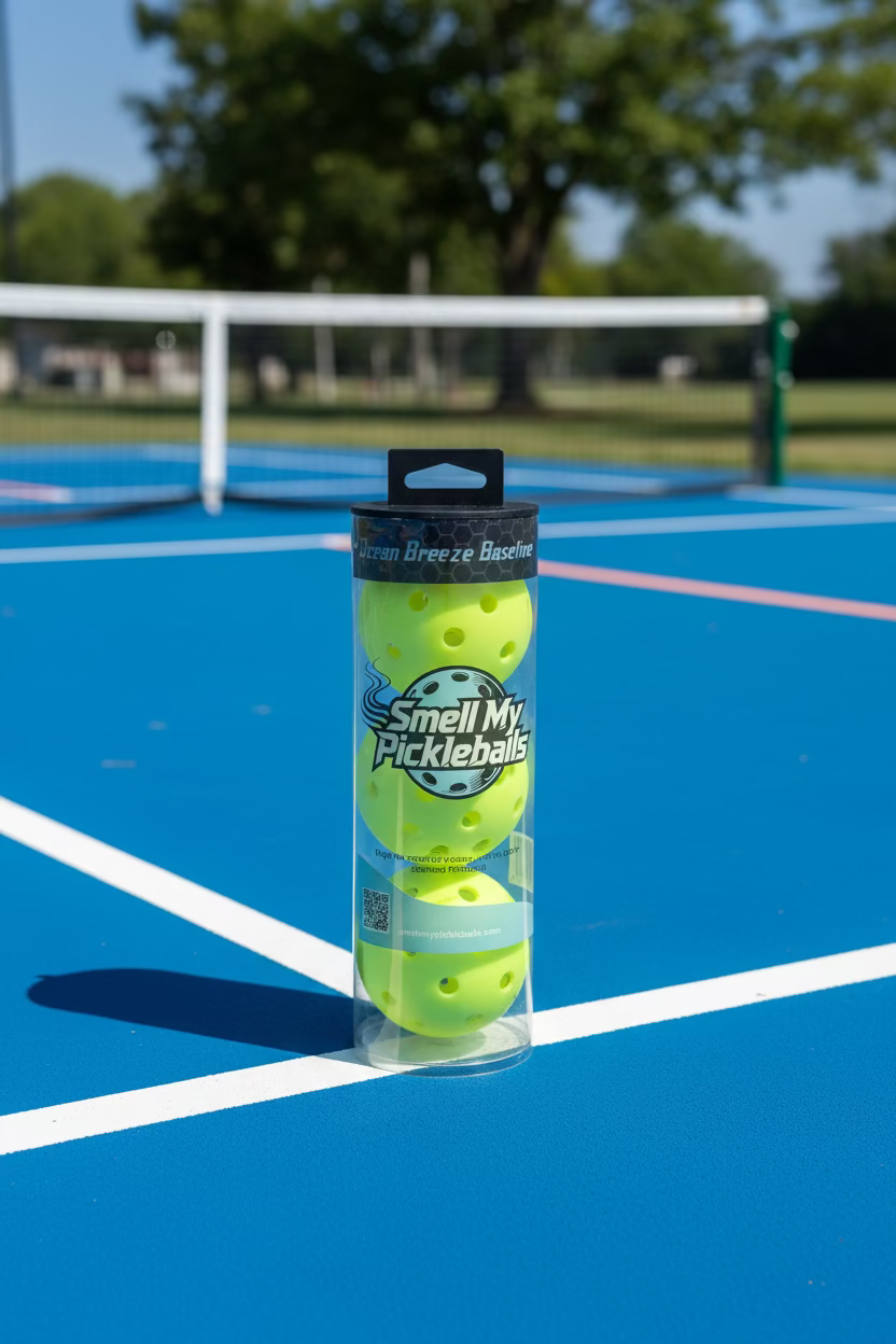 Smell My Pickleballs - Ocean Breeze Baseline