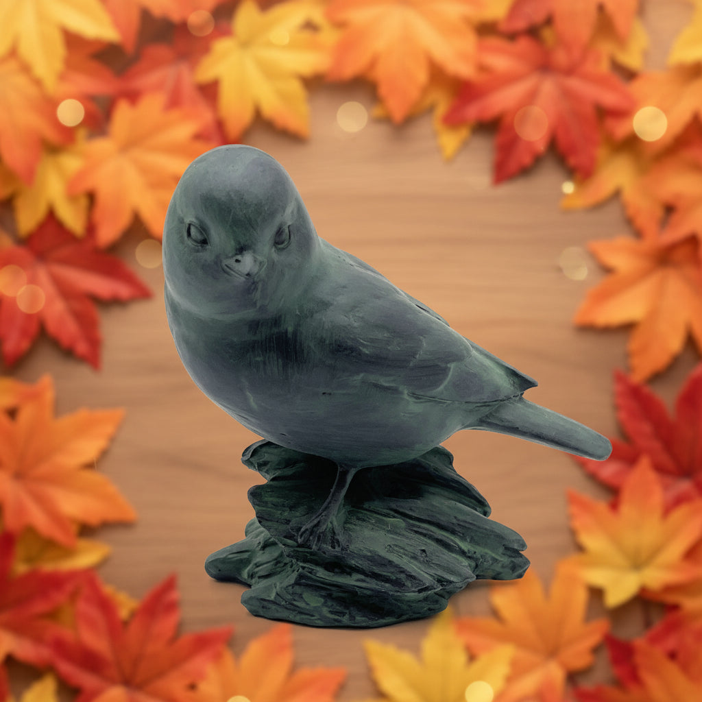 Assorted Resin Patina Green Birds