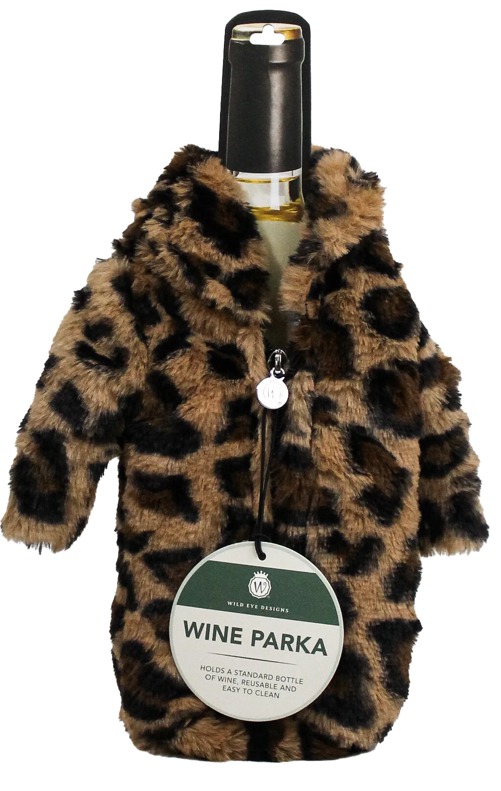 Leopard Coat Wine Parka