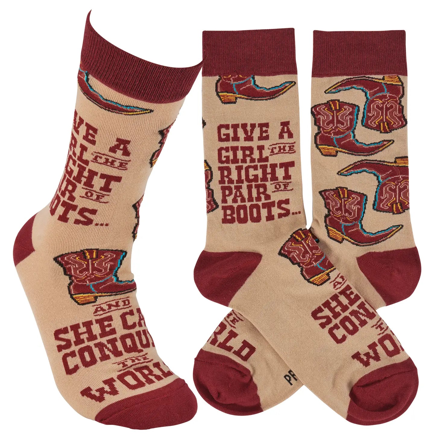 “Give a Girl Boots” Socks