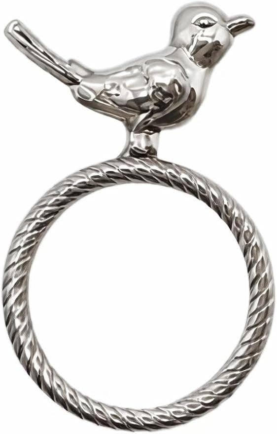 Bird Metal Napkin Ring: Gold (Set of 4)