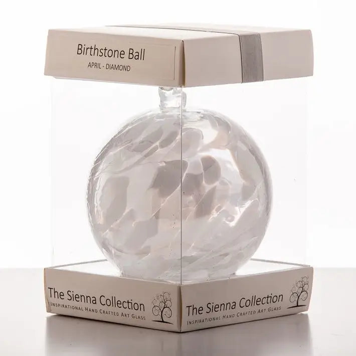 10cm Birthstone Ball - April