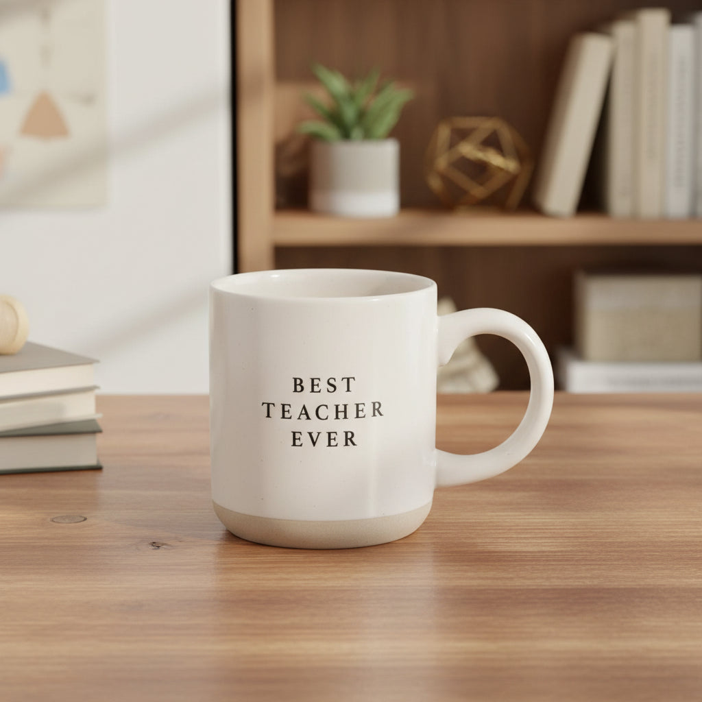 Best Teacher Ever - Stoneware Mug