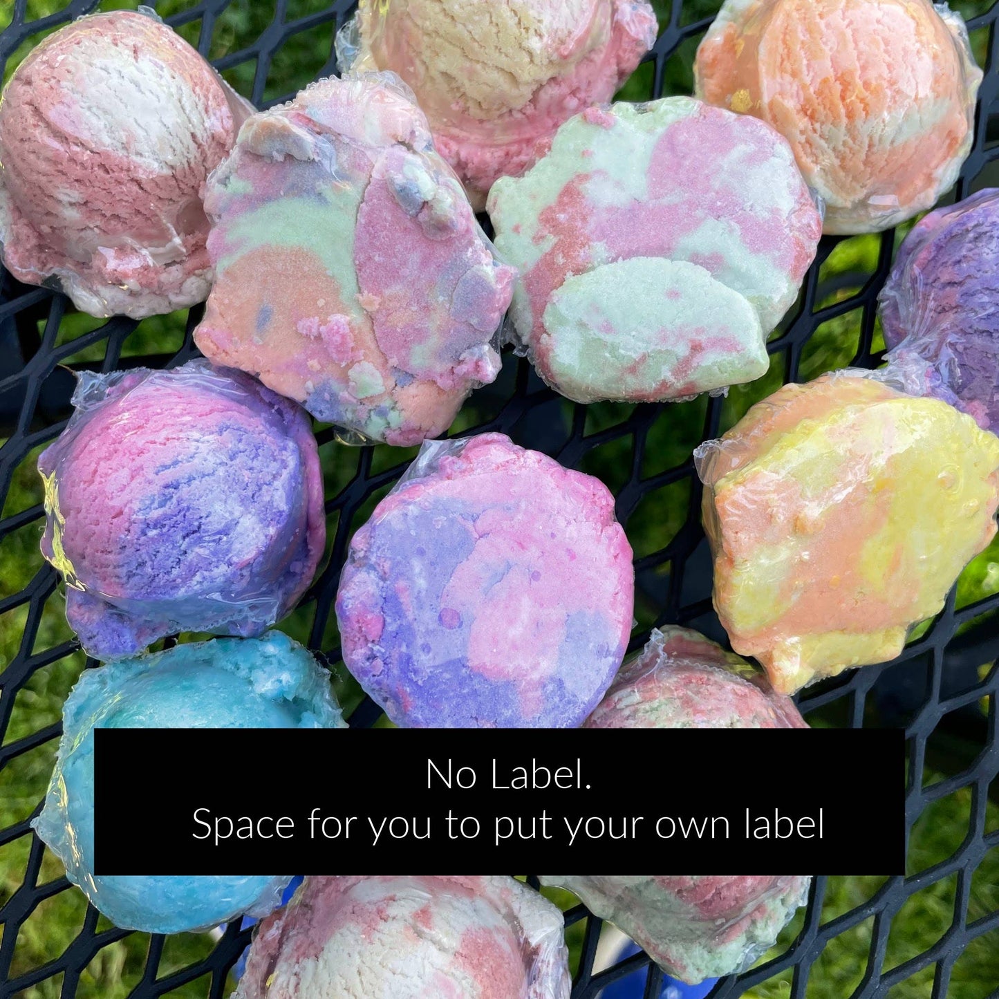 Bubble Scoops Solid Bubble Bath RAINBOW SHERBET