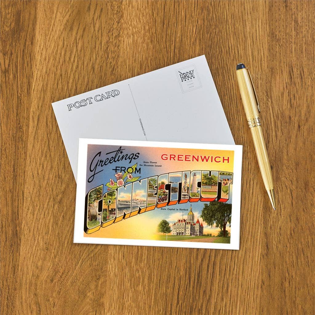 Postcard CT-277 Greetings from Greenwich