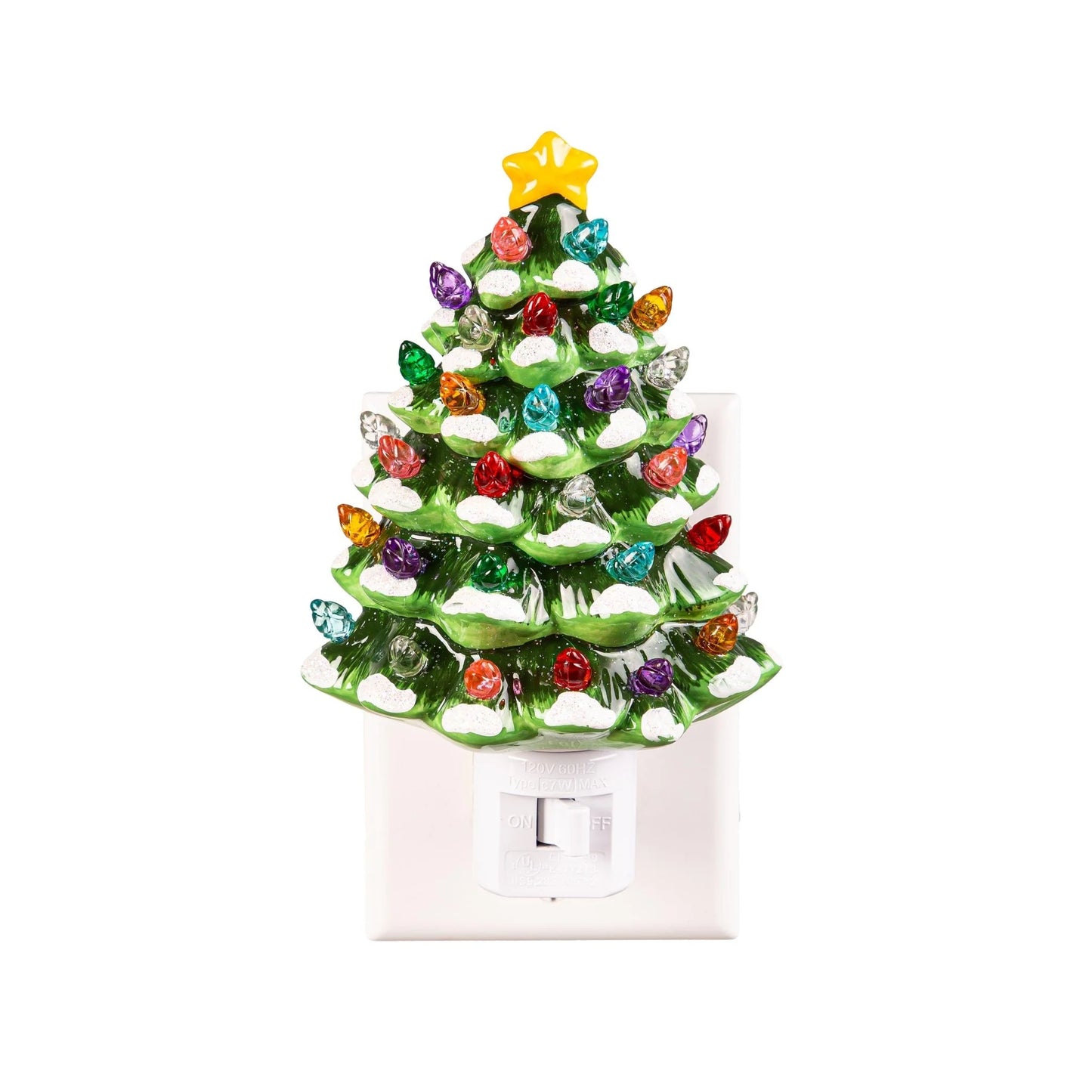 Ceramic Christmas Tree Night Light