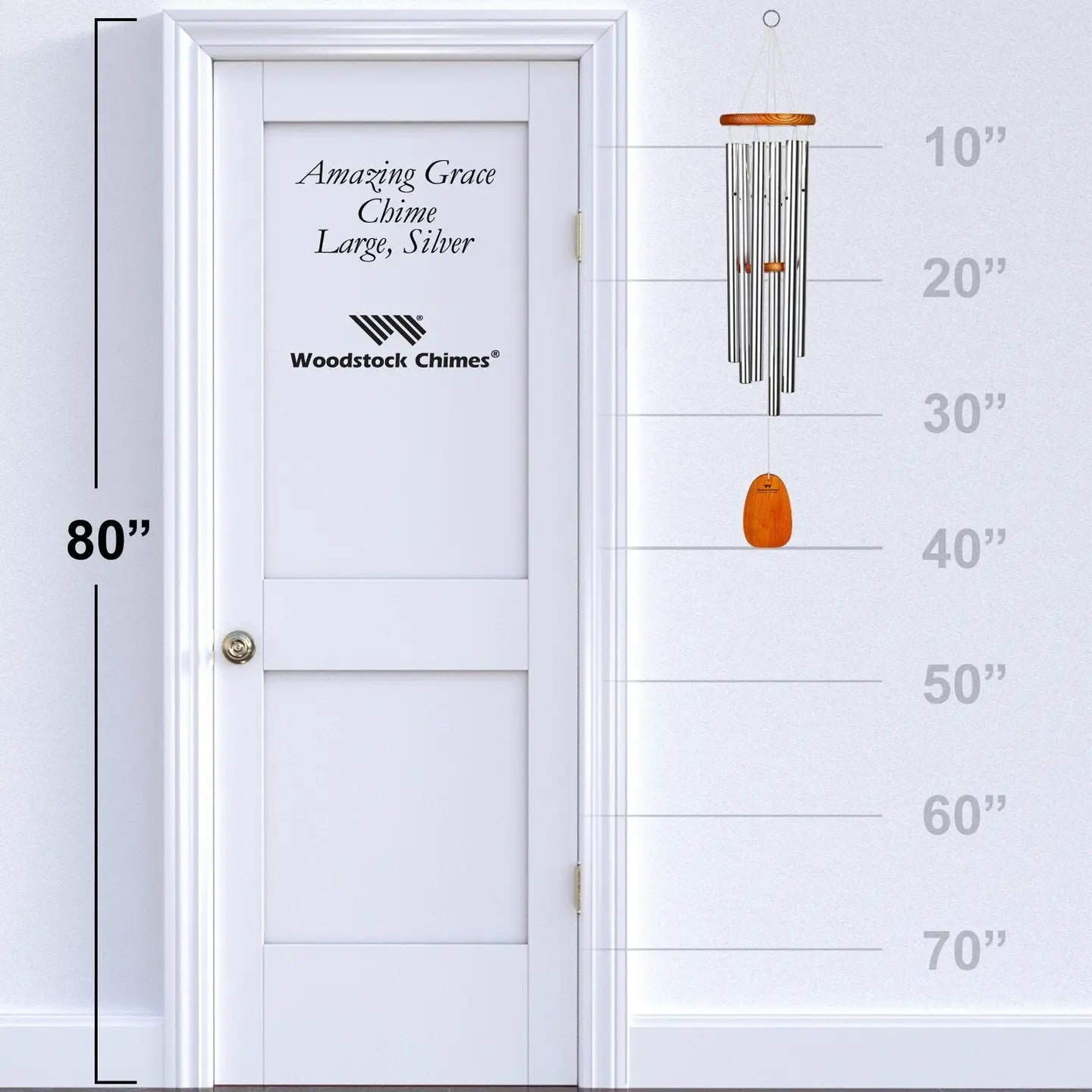 Amazing Grace® Chime - Large, Silver