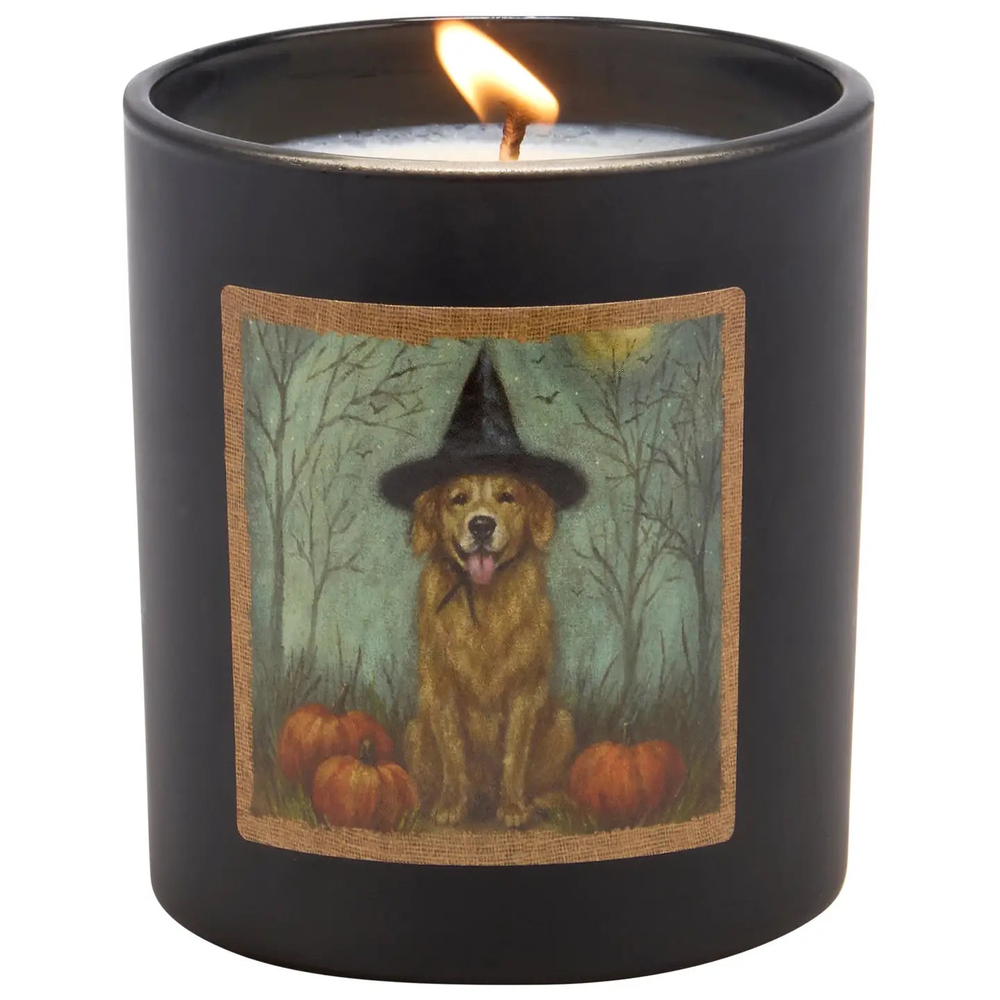 Dog As A Witch Candle