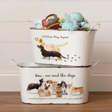 Playful Pups-Toy Bins