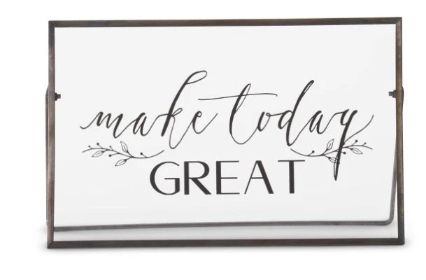 Glass Inspirational Signs