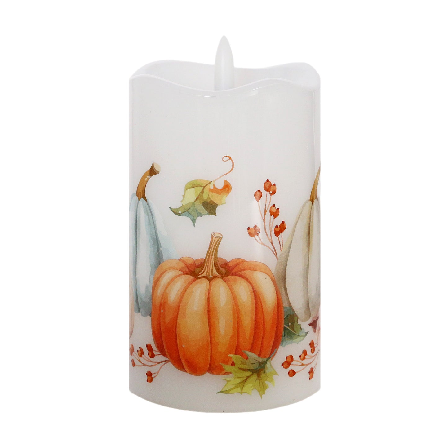 5in Fiber Optic Candle-Thanks and Giving