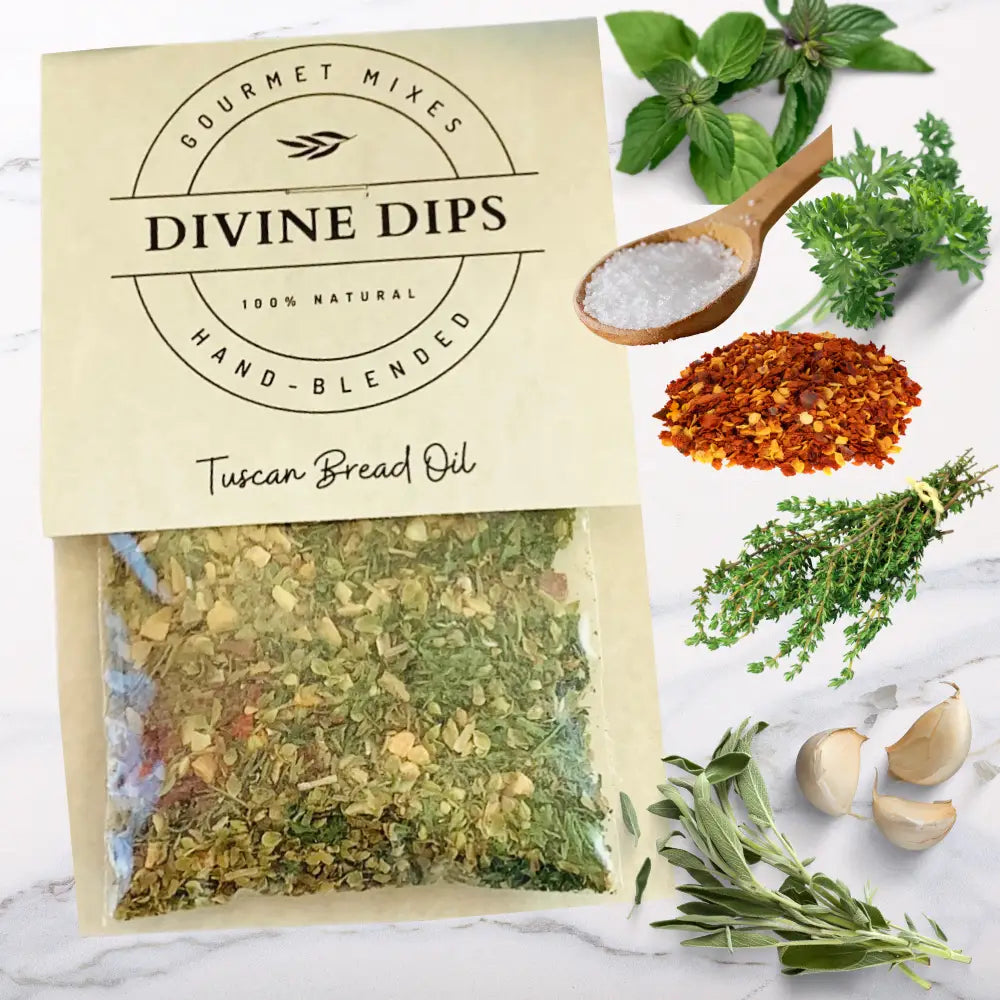 Divine Dips ā Tuscan Bread Oil