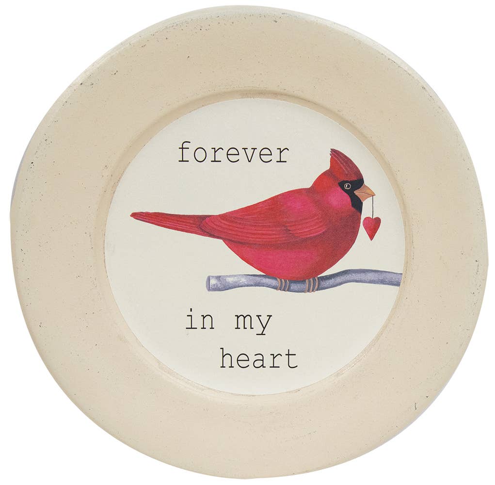 Cardinal Plate, 3 Assorted