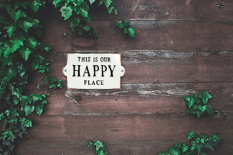 “This is Our Happy Place” Sign