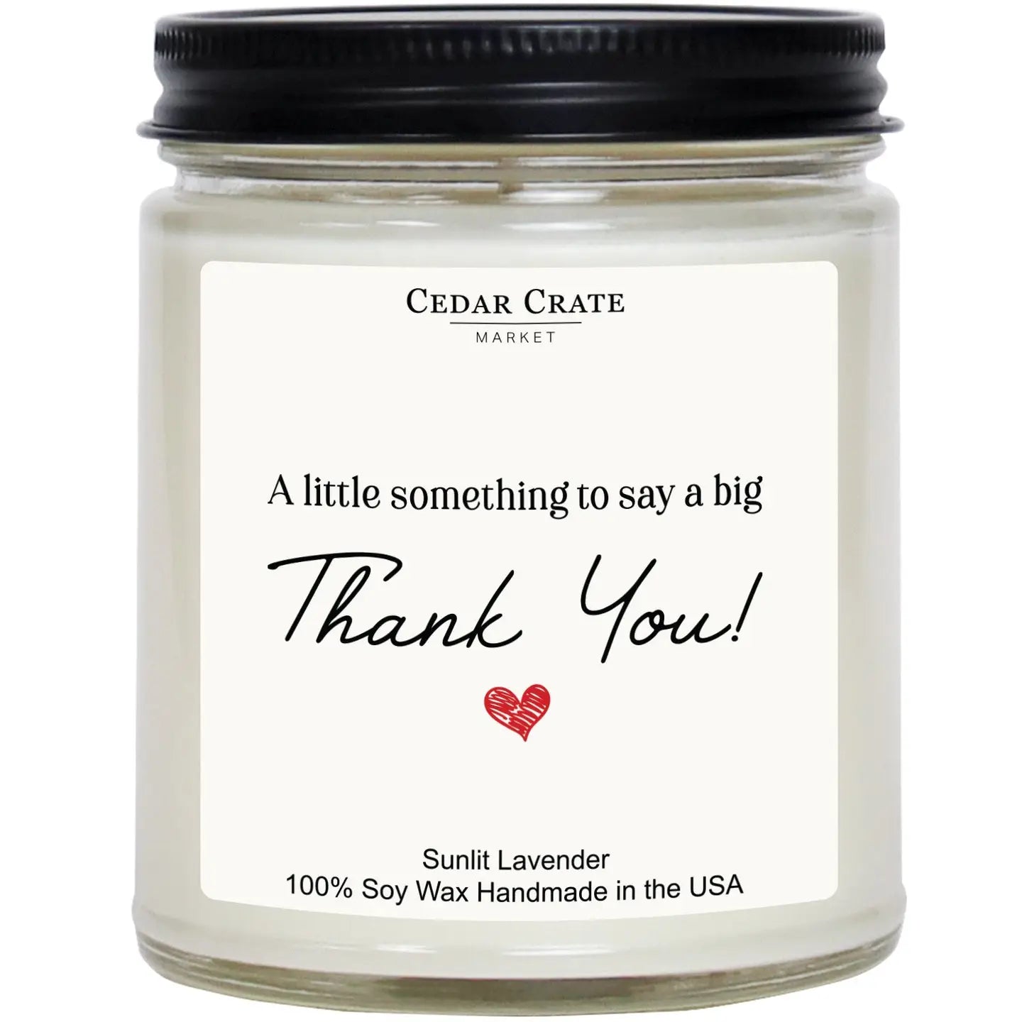 A little something to say a big Thank You! - Candle